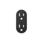 Prado 9100-0130 Outlet Cover Plate in Black