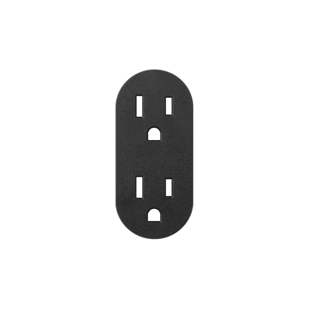 Prado 9100-0130 Outlet Cover Plate in Black