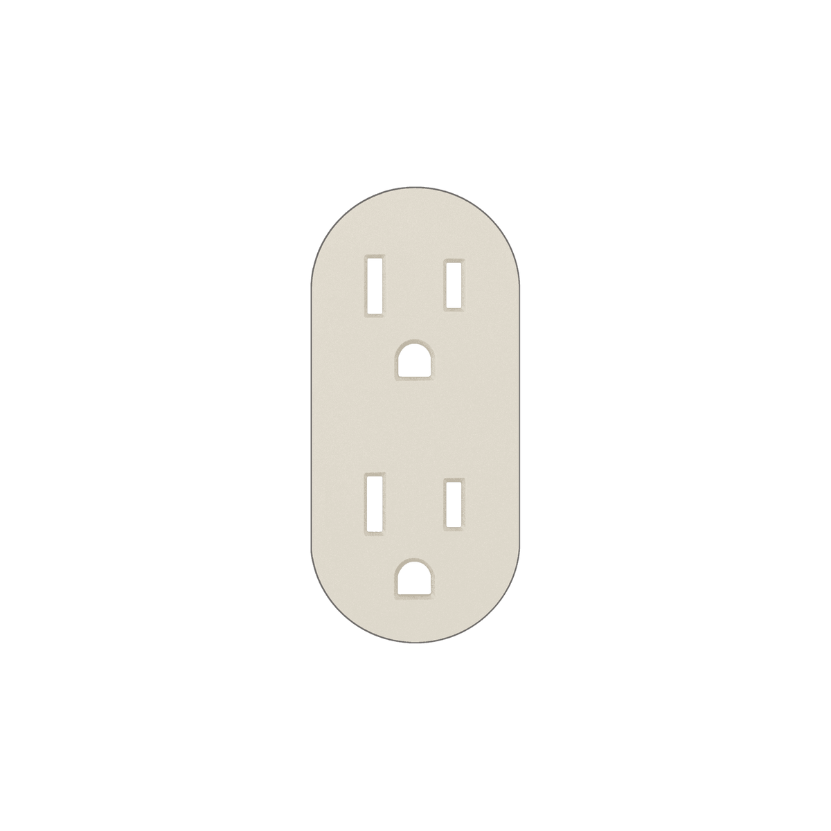 Prado 9100-0134 Outlet Cover Plate in Sand