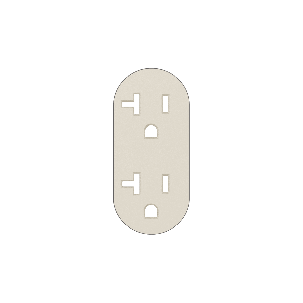 Prado 9100-0135 Outlet Cover Plate in Sand