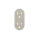 Prado 9100-0136 Outlet Cover Plate in Clay