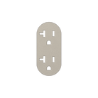 Prado 9100-0137 Outlet Cover Plate in Clay