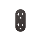 Prado 9100-0139 Outlet Cover Plate in Espresso