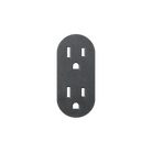 Prado 9100-0140 Outlet Cover Plate in Graphite