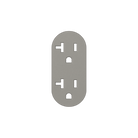 Prado 9100-0143 Outlet Cover Plate in Stone