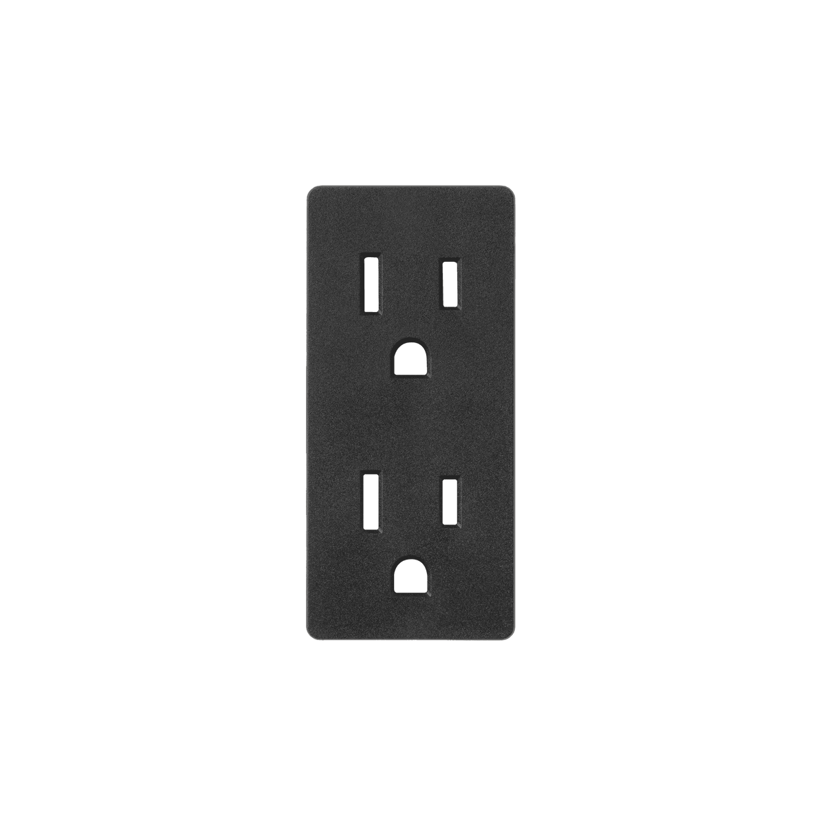 Prado 9100-0200 Outlet Cover Plate in Black