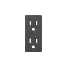 Prado 9100-0210 Outlet Cover Plate in Graphite