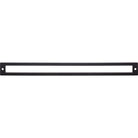 Top Knobs TK929BLK Hollin Backplate in Flat Black