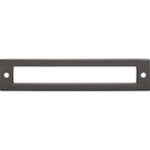 Top Knobs TK925AG Hollin Backplate in Ash Gray