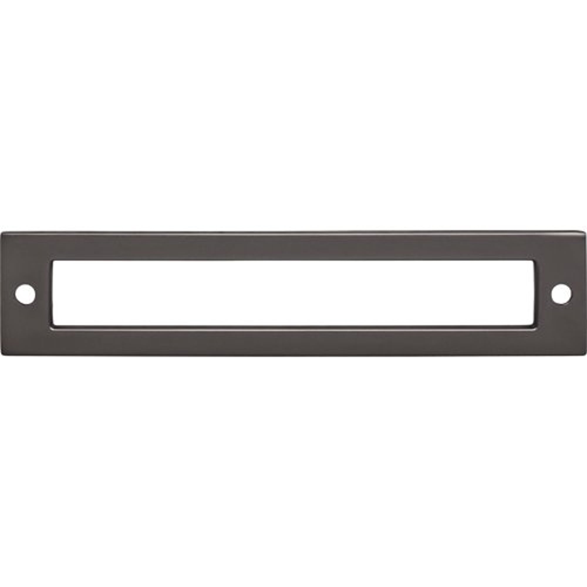 Top Knobs TK925AG Hollin Backplate in Ash Gray