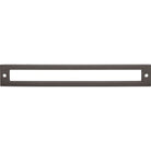 Top Knobs TK927AG Hollin Backplate in Ash Gray