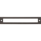 Top Knobs TK926AG Hollin Backplate in Ash Gray