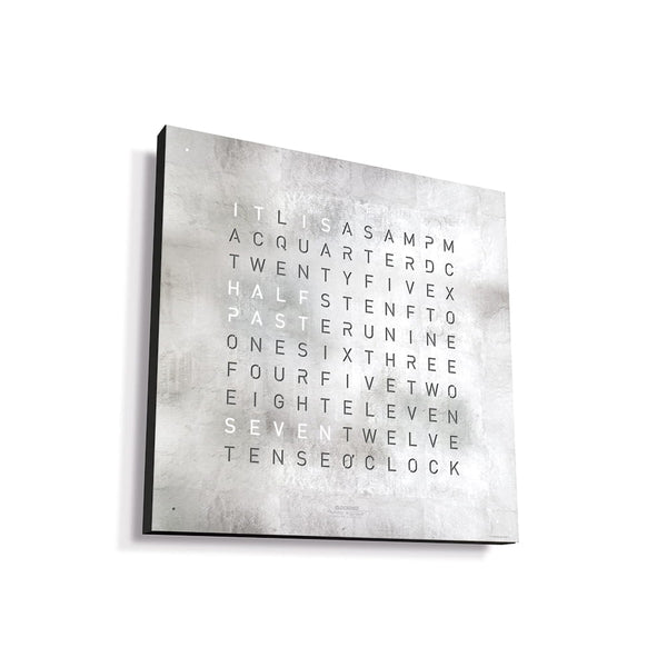 QLOCKTWO EARTH 45 Édition Créateur Platine
