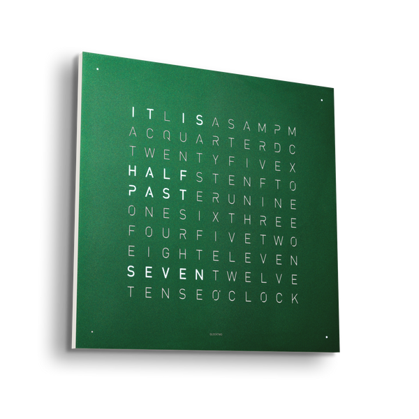 QLOCKTWO EARTH 45 Green Velvet