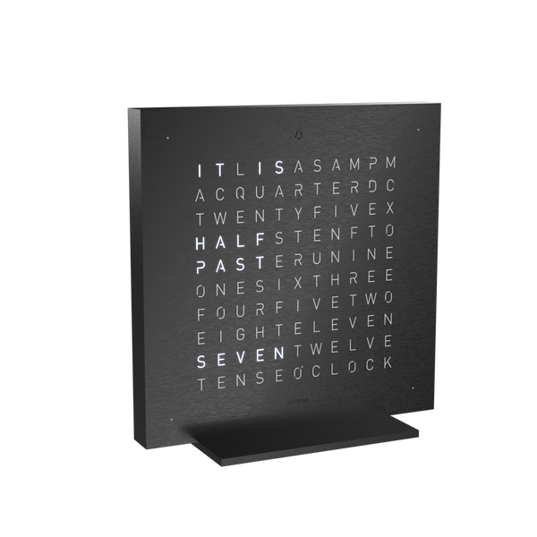 QLOCKTWO EARTH 13.5 Deep Black