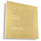 Qlocktwo - QLOCKTWO CLASSIC Gold Creator's Edition Wall Clock - QT-CLASSIC-CE-EN-GD | Montreal Lighting & Hardware