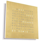 Qlocktwo - QLOCKTWO CLASSIC Gold Creator's Edition Wall Clock - QT-CLASSIC-CE-FR-GD | Montreal Lighting & Hardware