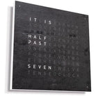 Qlocktwo - QLOCKTWO CLASSIC Metamorphite Creator's Edition Wall Clock - QT-CLASSIC-CE-EN-ME | Montreal Lighting & Hardware