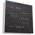 Qlocktwo - QLOCKTWO CLASSIC Metamorphite Creator's Edition Wall Clock - QT-CLASSIC-CE-FR-ME | Montreal Lighting & Hardware