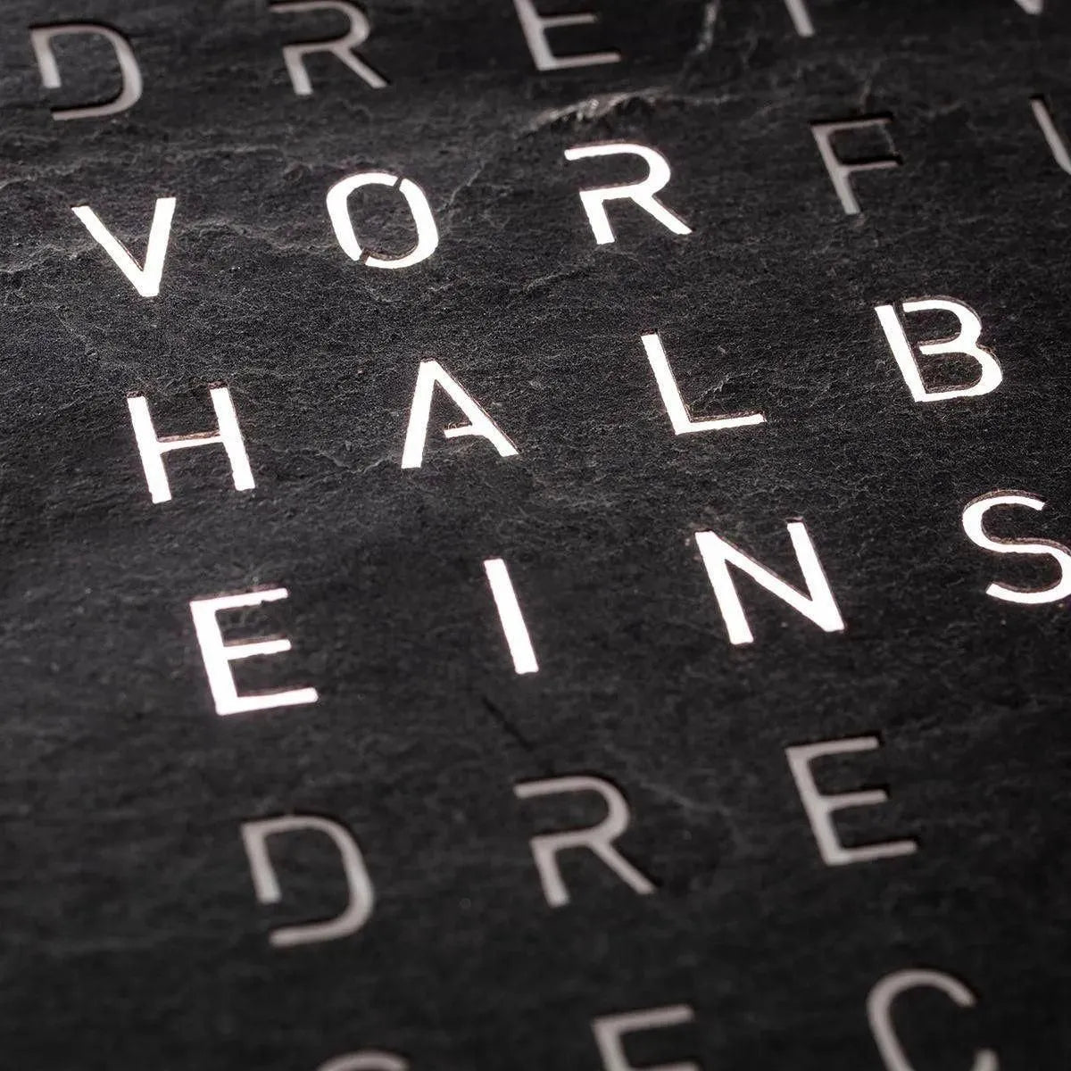 Qlocktwo - QLOCKTWO CLASSIC Metamorphite Creator's Edition Wall Clock - QT-CLASSIC-CE-FR-ME | Montreal Lighting & Hardware