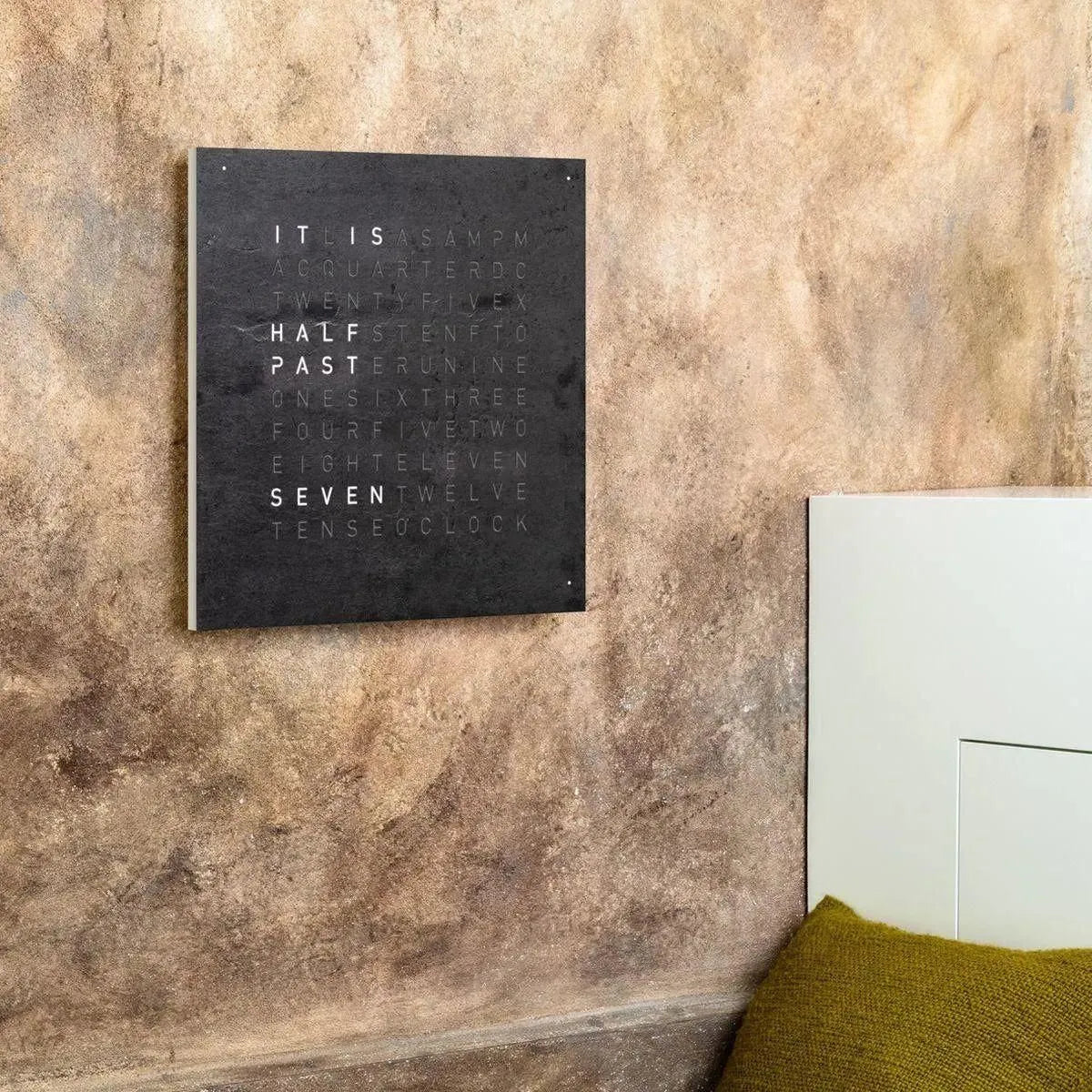 Qlocktwo - QLOCKTWO CLASSIC Metamorphite Creator's Edition Wall Clock - QT-CLASSIC-CE-FR-ME | Montreal Lighting & Hardware