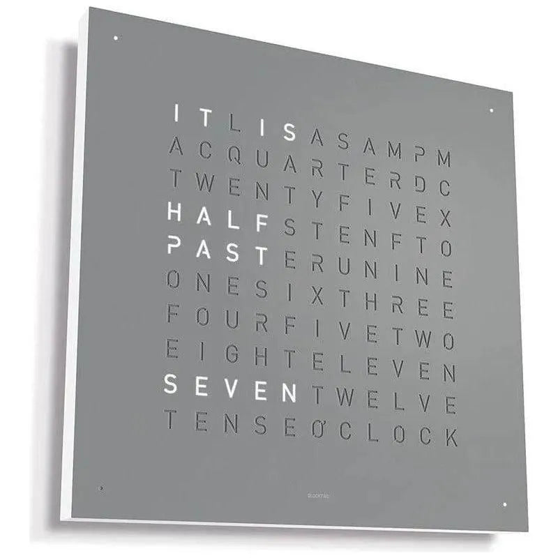 Qlocktwo - QLOCKTWO CLASSIC Wall Clock - QT-CLASSIC-EN-GP | Montreal Lighting & Hardware
