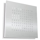 Qlocktwo - QLOCKTWO CLASSIC Wall Clock - QT-CLASSIC-EN-SS | Montreal Lighting & Hardware