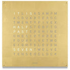 Qlocktwo - QLOCKTWO LARGE Gold Creator's Edition Wall Clock - QT-LARGE-CE-EN-GD | Montreal Lighting & Hardware