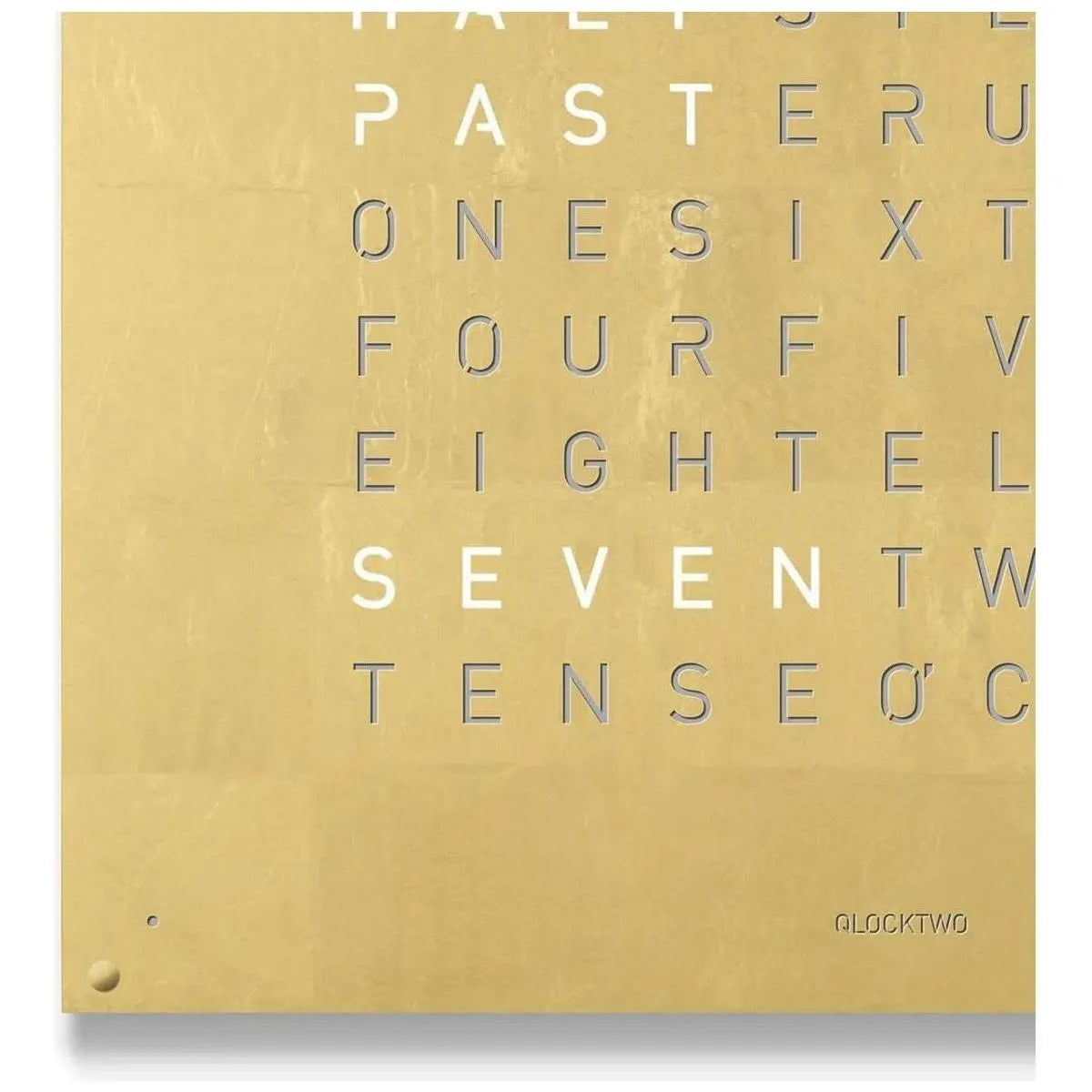 Qlocktwo - QLOCKTWO LARGE Gold Creator's Edition Wall Clock - QT-LARGE-CE-FR-GD | Montreal Lighting & Hardware