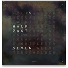 Qlocktwo - QLOCKTWO LARGE Raw Iron Creator's Edition Wall Clock - QT-LARGE-CE-EN-RI | Montreal Lighting & Hardware