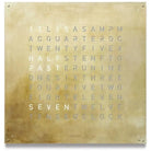 Qlocktwo - QLOCKTWO LARGE Silver & Gold Creator's Edition Wall Clock - QT-LARGE-CE-EN-SG | Montreal Lighting & Hardware