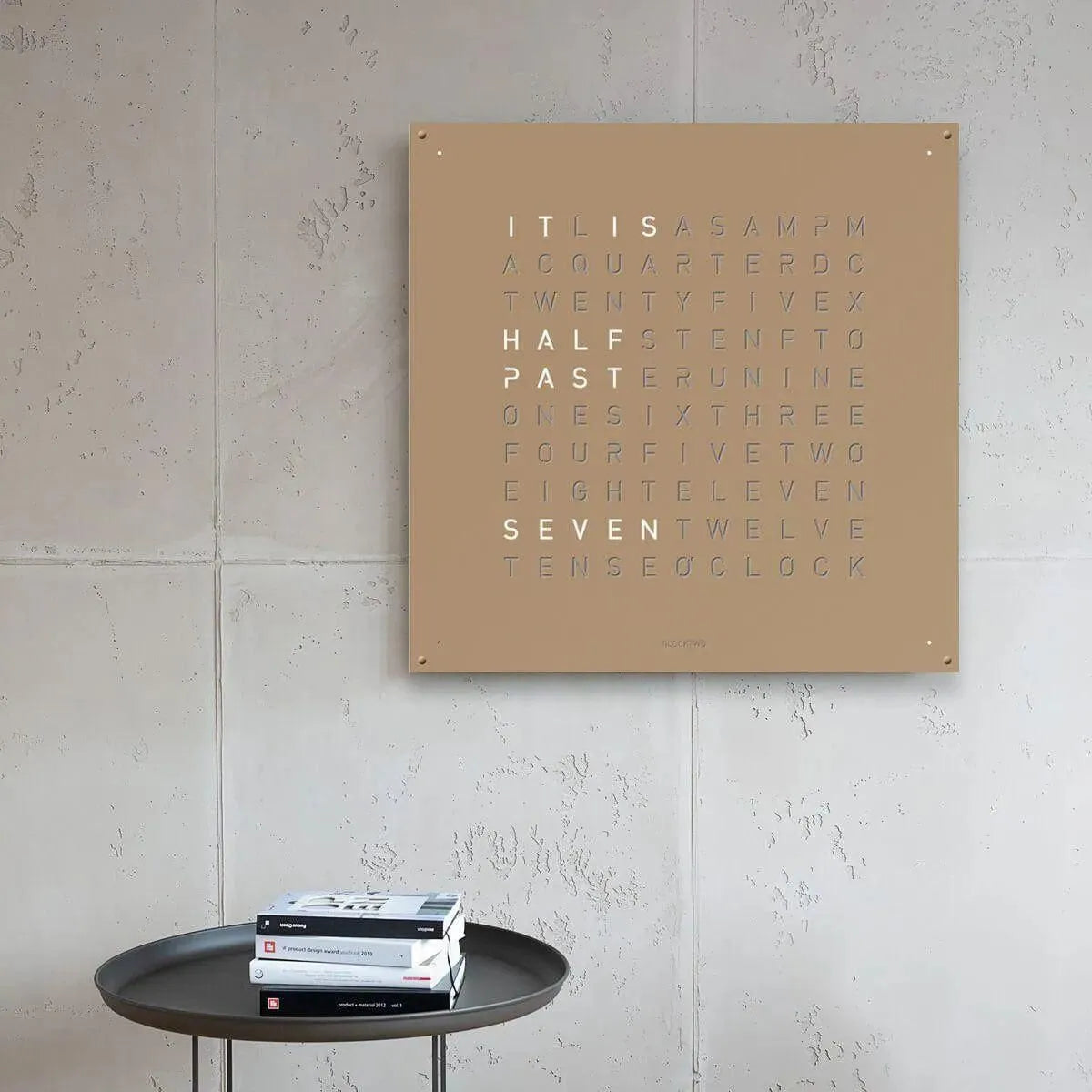 Qlocktwo - QLOCKTWO LARGE Wall Clock - QT-LARGE-EN-HZ | Montreal Lighting & Hardware