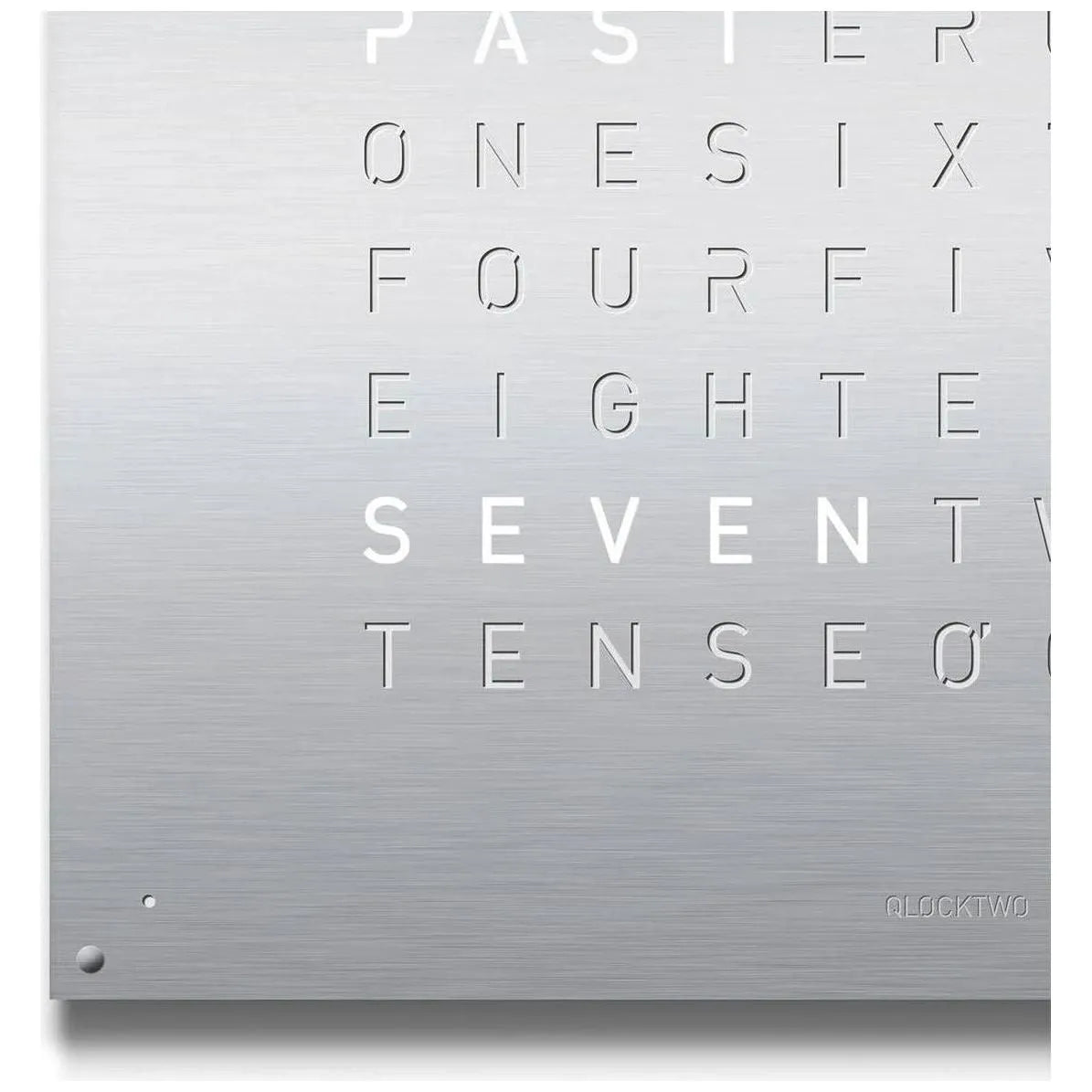 Qlocktwo - QLOCKTWO LARGE Wall Clock - QT-LARGE-EN-BP | Montreal Lighting & Hardware