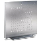 Qlocktwo - QLOCKTWO TOUCH Metal Alarm Clock - QT-TOUCH-METAL-FR-FM | Montreal Lighting & Hardware