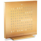 Qlocktwo - QLOCKTWO TOUCH Metal Alarm Clock - QT-TOUCH-METAL-FR-GL | Montreal Lighting & Hardware