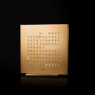 Qlocktwo - QLOCKTWO TOUCH Metal Alarm Clock - QT-TOUCH-METAL-FR-GL | Montreal Lighting & Hardware