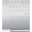 Qlocktwo - QLOCKTWO TOUCH Metal Alarm Clock - QT-TOUCH-METAL-FR-GL | Montreal Lighting & Hardware