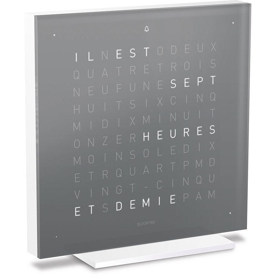Qlocktwo - QLOCKTWO TOUCH Pure Alarm Clock - QT-TOUCH-PURE-FR-ET | Montreal Lighting & Hardware