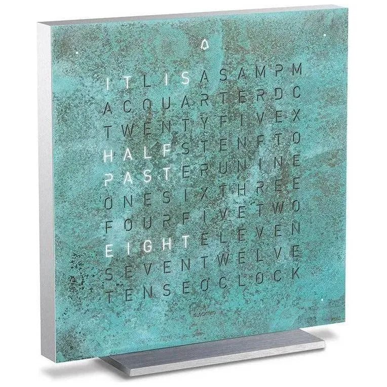 Qlocktwo - QLOCKTWO TOUCH Vintage Copper Creator's Edition Wall Clock - QT-TOUCH-CE-EN-VC | Montreal Lighting & Hardware