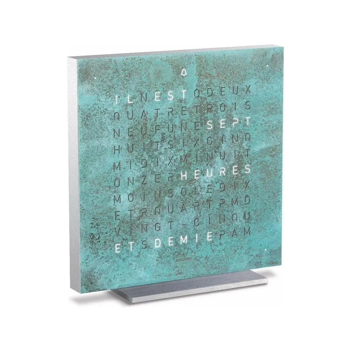 Qlocktwo - QLOCKTWO TOUCH Vintage Copper Creator's Edition Wall Clock - QT-TOUCH-CE-FR-VC | Montreal Lighting & Hardware