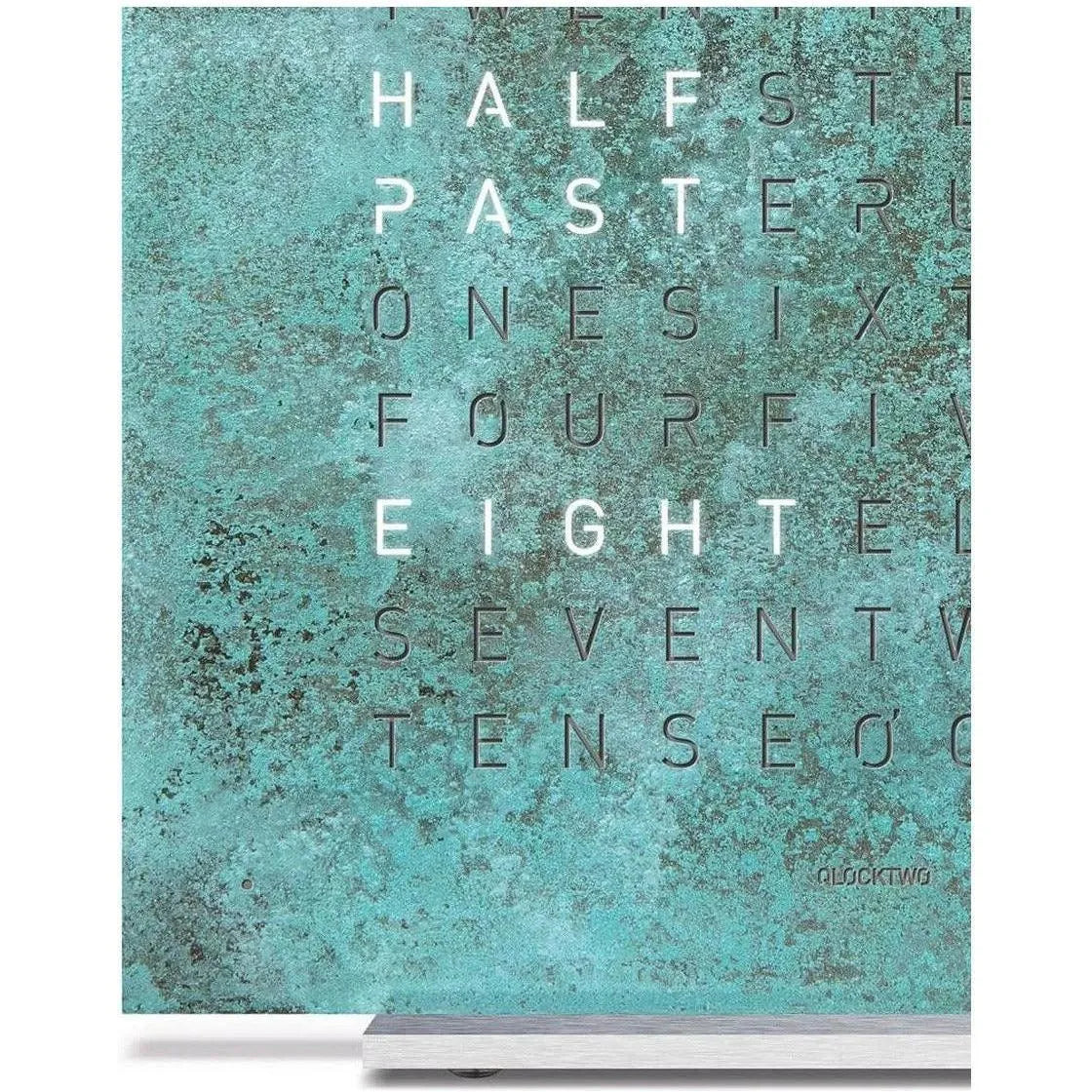 Qlocktwo - QLOCKTWO TOUCH Vintage Copper Creator's Edition Wall Clock - QT-TOUCH-CE-FR-VC | Montreal Lighting & Hardware