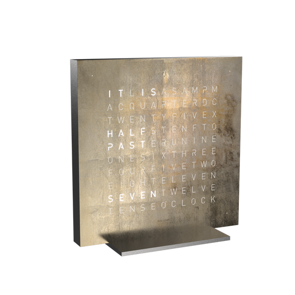 QLOCKTWO EARTH 13.5 Édition Créateur Argent et Or
