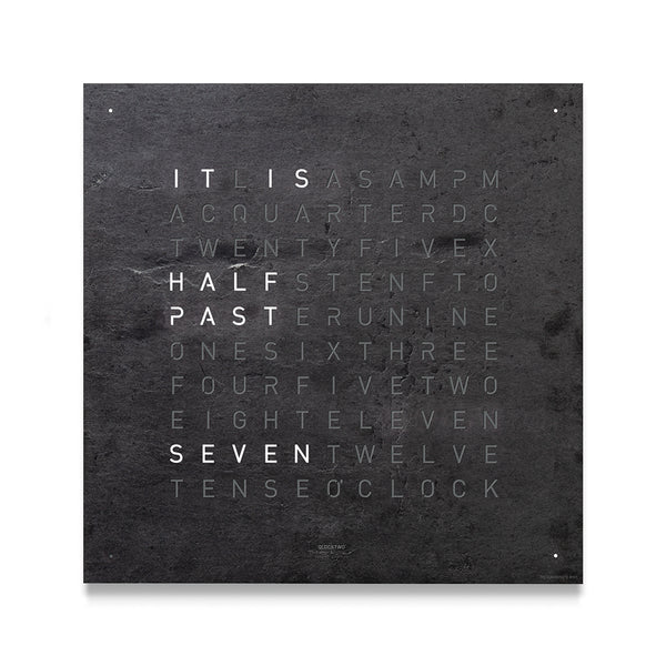 QLOCKTWO Earth 45 Frontcover Metamorphite