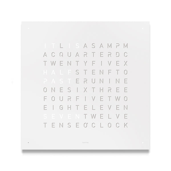 QLOCKTWO Earth 45 Frontcover White Pepper