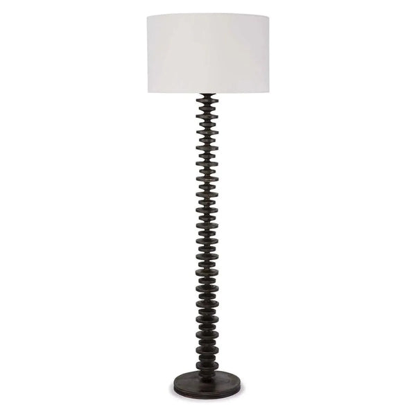 Lampadaire en arête de poisson