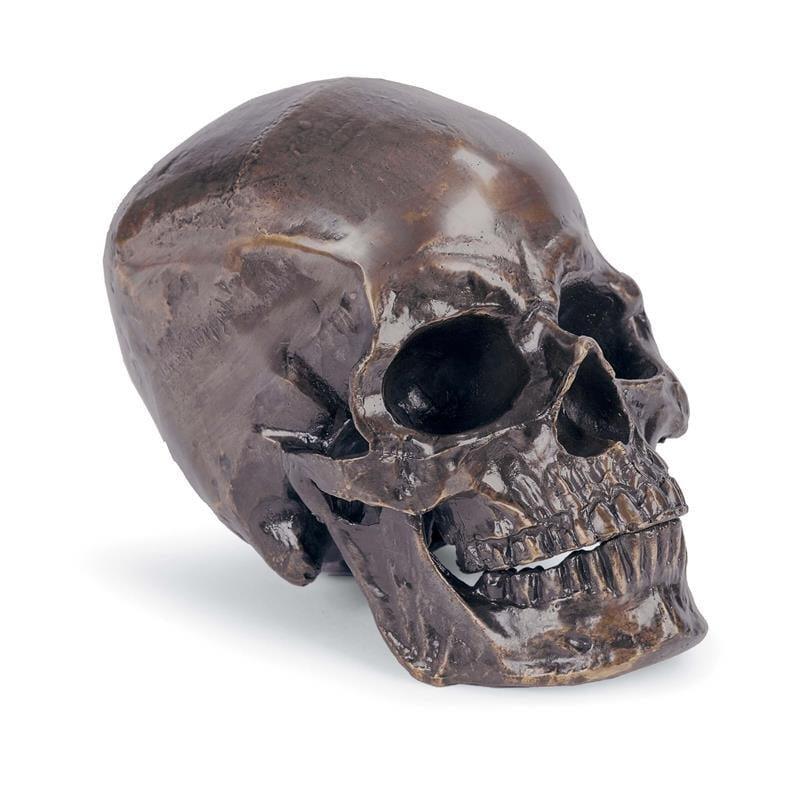 Regina Andrew - Metal Skull Sculpture - 20-1034BZ | Montreal Lighting & Hardware
