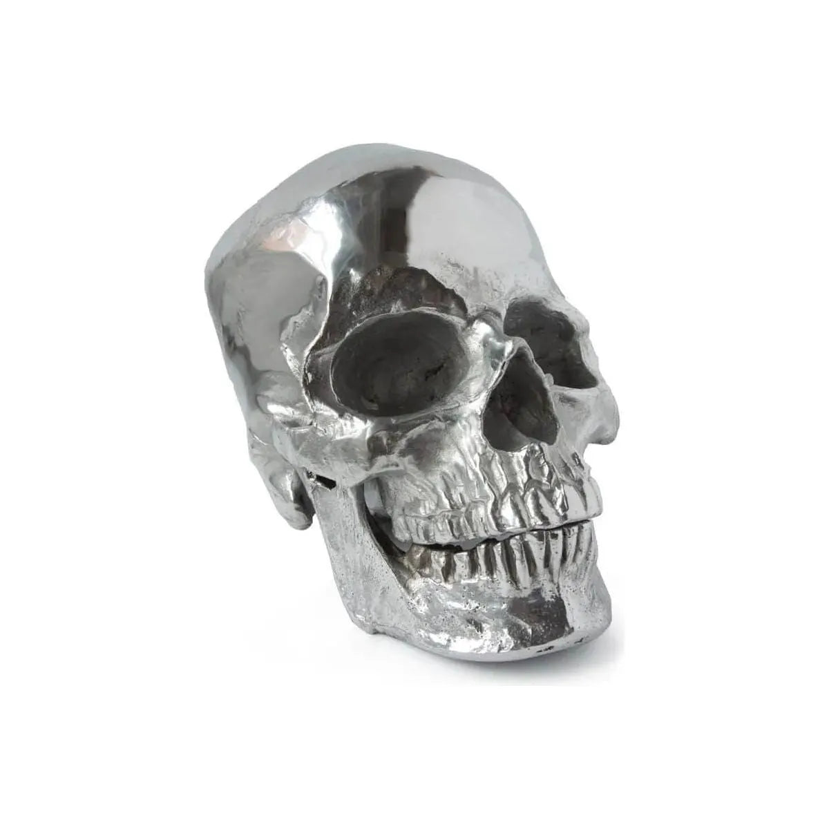 Regina Andrew - Metal Skull Sculpture - 20-1034PN | Montreal Lighting & Hardware