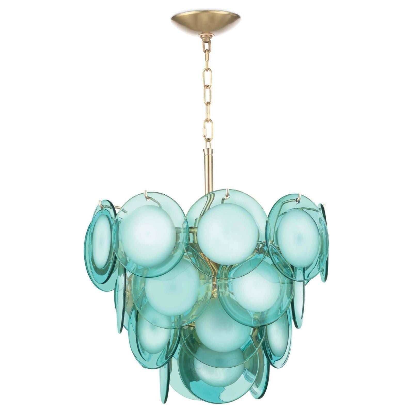 Regina Andrew - Mini Diva Chandelier - 16-1122AQ | Montreal Lighting & Hardware