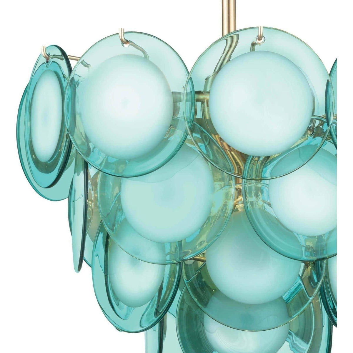Regina Andrew - Mini Diva Chandelier - 16-1122AQ | Montreal Lighting & Hardware