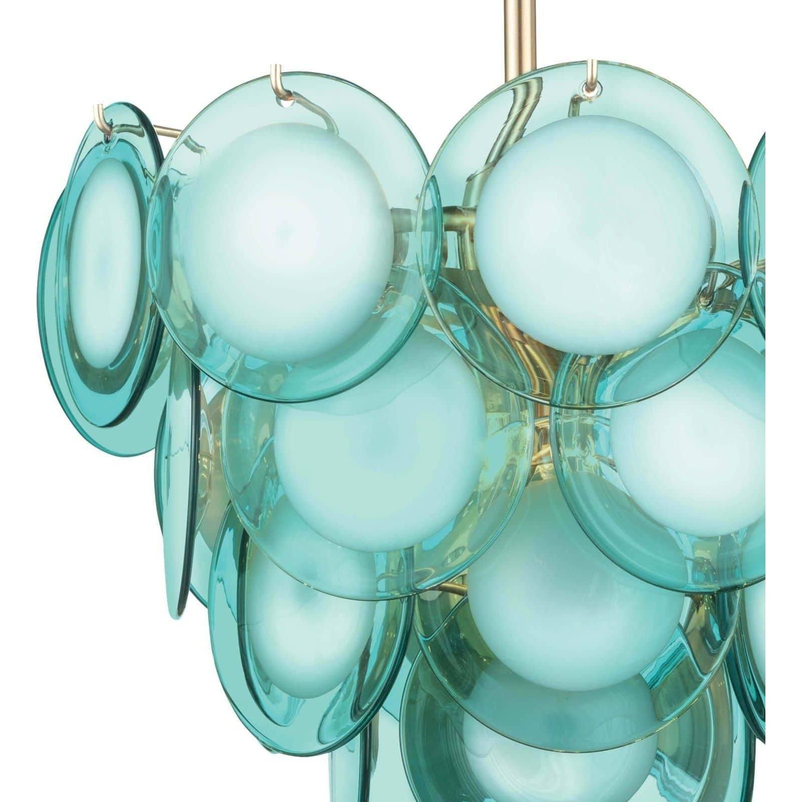 Regina Andrew - Mini Diva Chandelier - 16-1122AQ | Montreal Lighting & Hardware